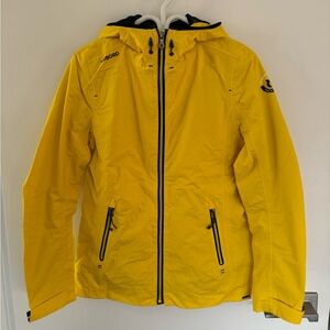 Yellow Windbreaker Women 2XS